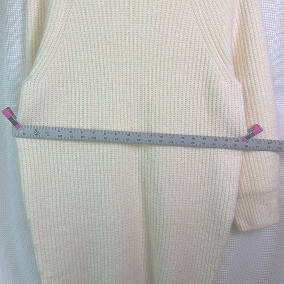 Express Sweater Dress - Ribbed Knit, Long Sleeve, Black, Size M - Picture 4 of 16